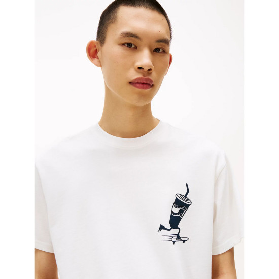 Tommy Hilfiger Ανδρική κοντομάνικη μπλούζα Back Logo Graphic Relaxed T-Shirt